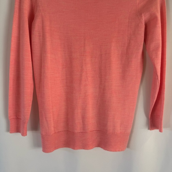 J. Crew Orange Merino Wool Tippi sweater Size XS - Picture 11 of 11
